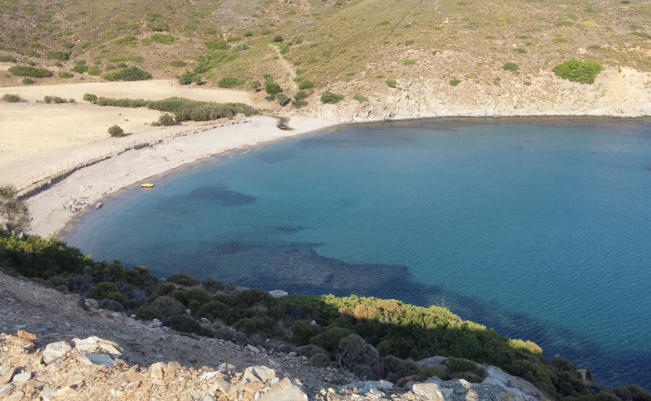 Photo of Diapori beach with gray sand &  pebble surface