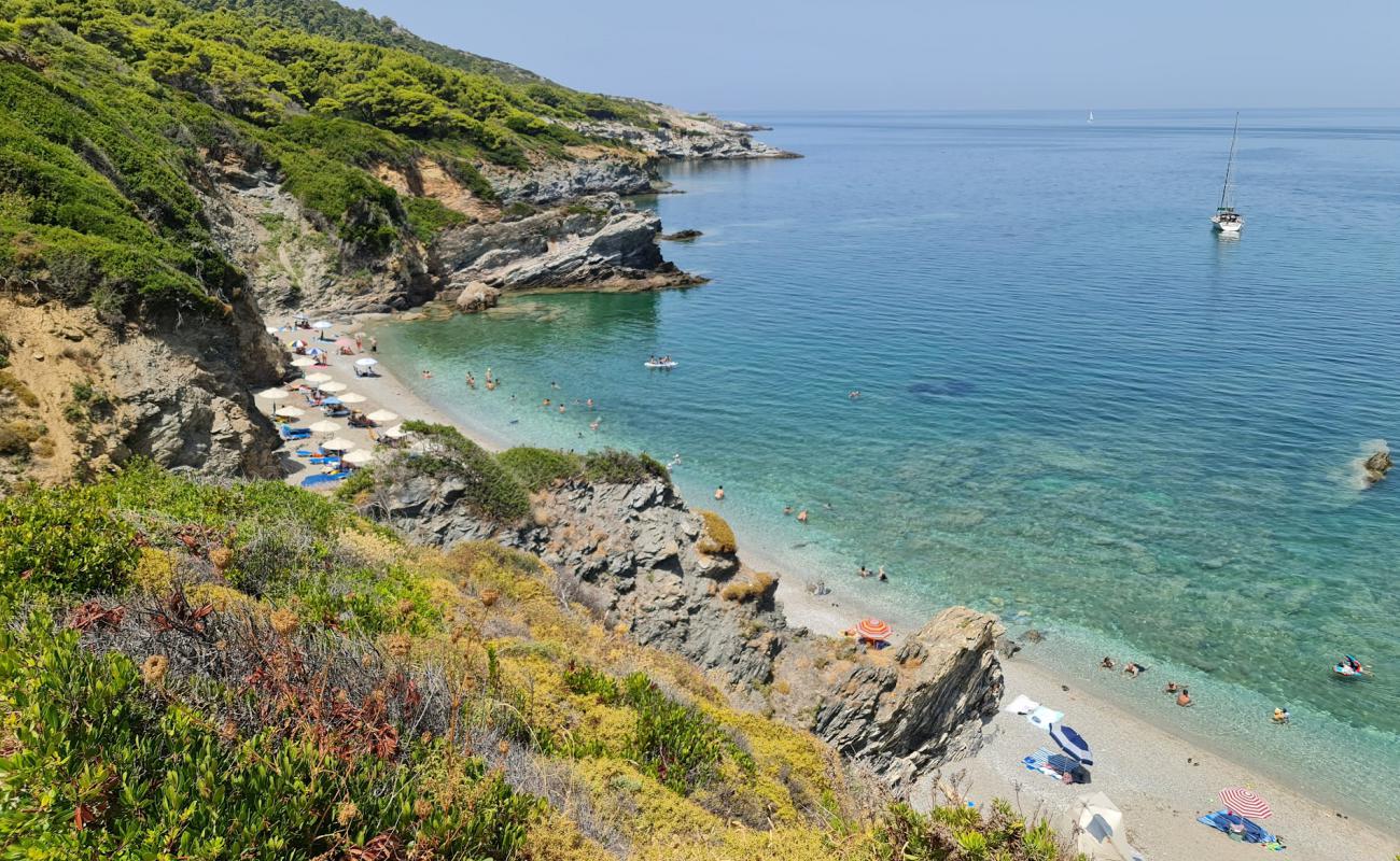 Photo of Perivoliou beach with light fine pebble surface