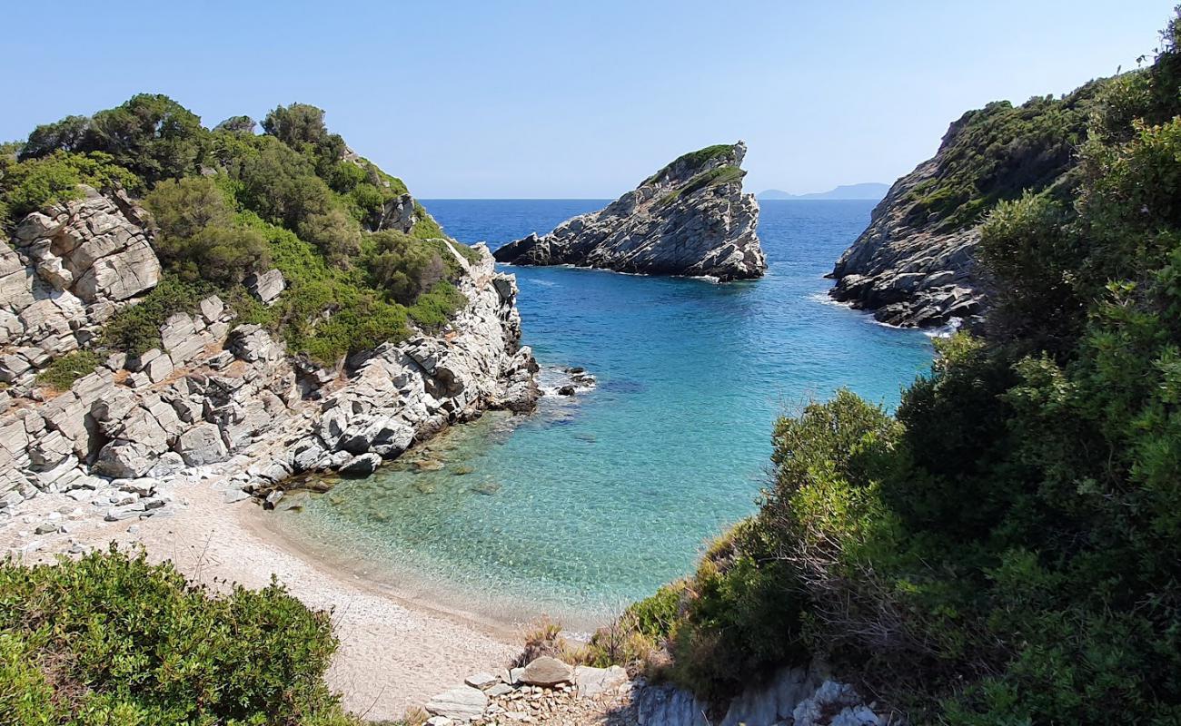 Photo of Spilia beach with bright sand surface