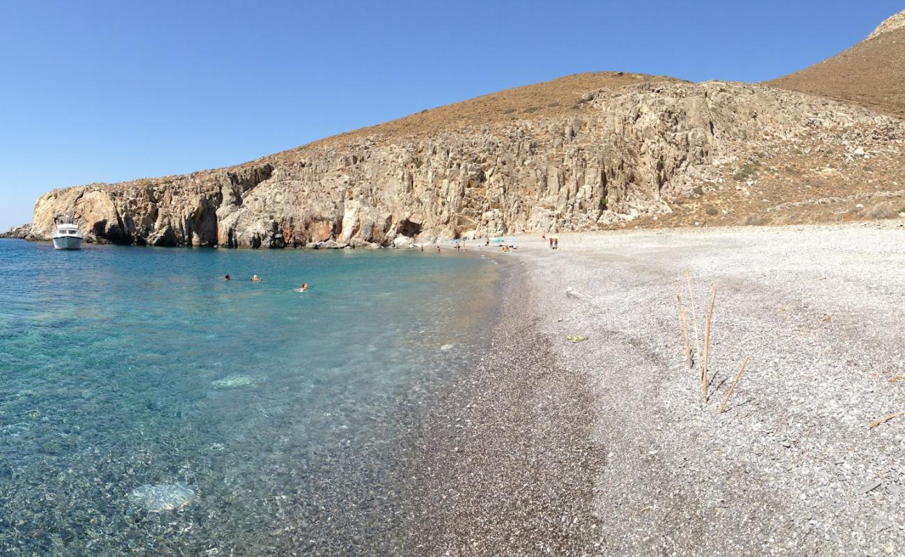 Photo of Ai Giannis beach with light pebble surface