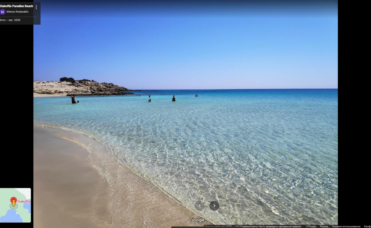 Photo of Diakoftis beach II with turquoise pure water surface