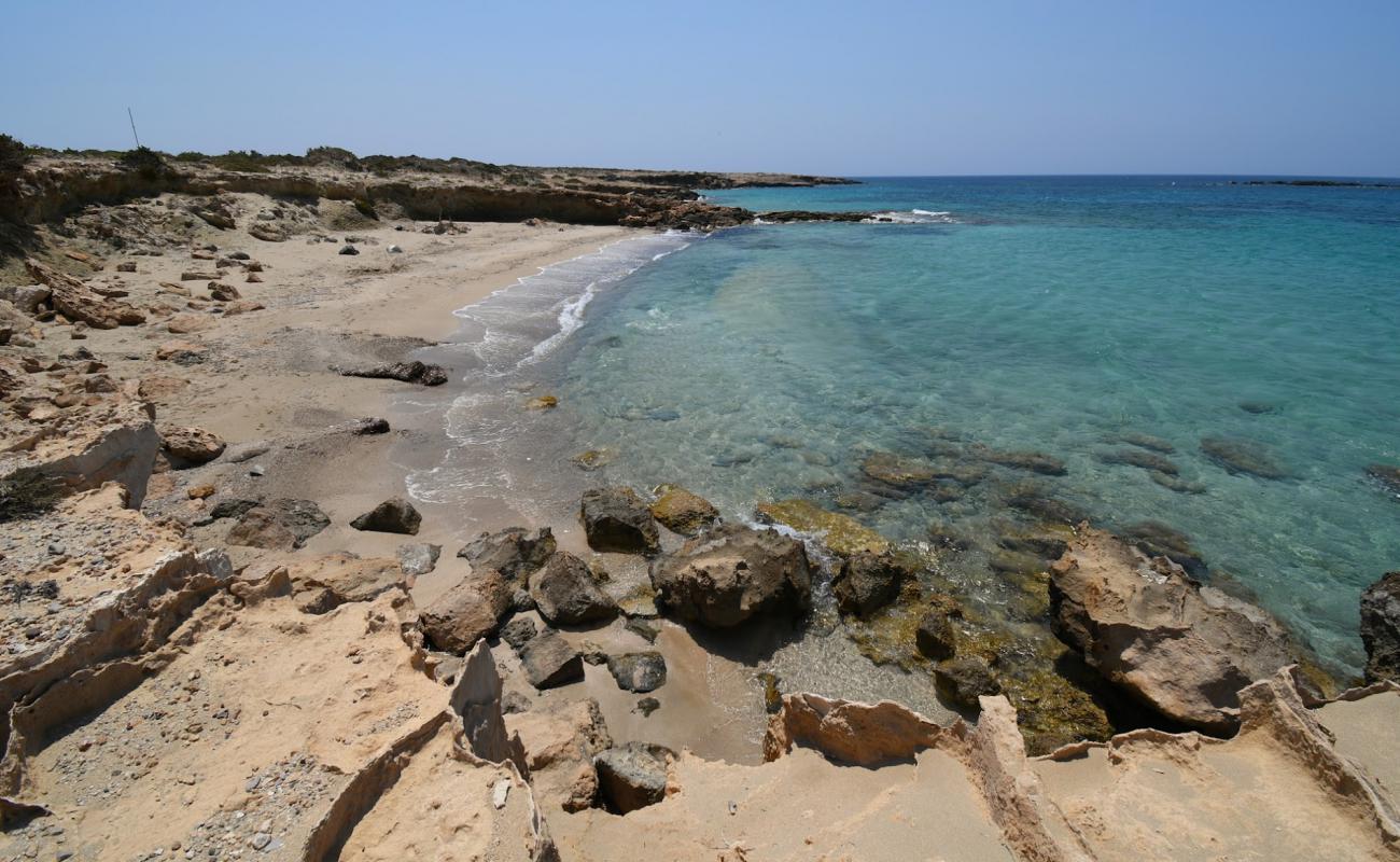 Photo of Pounta beach with brown sand surface