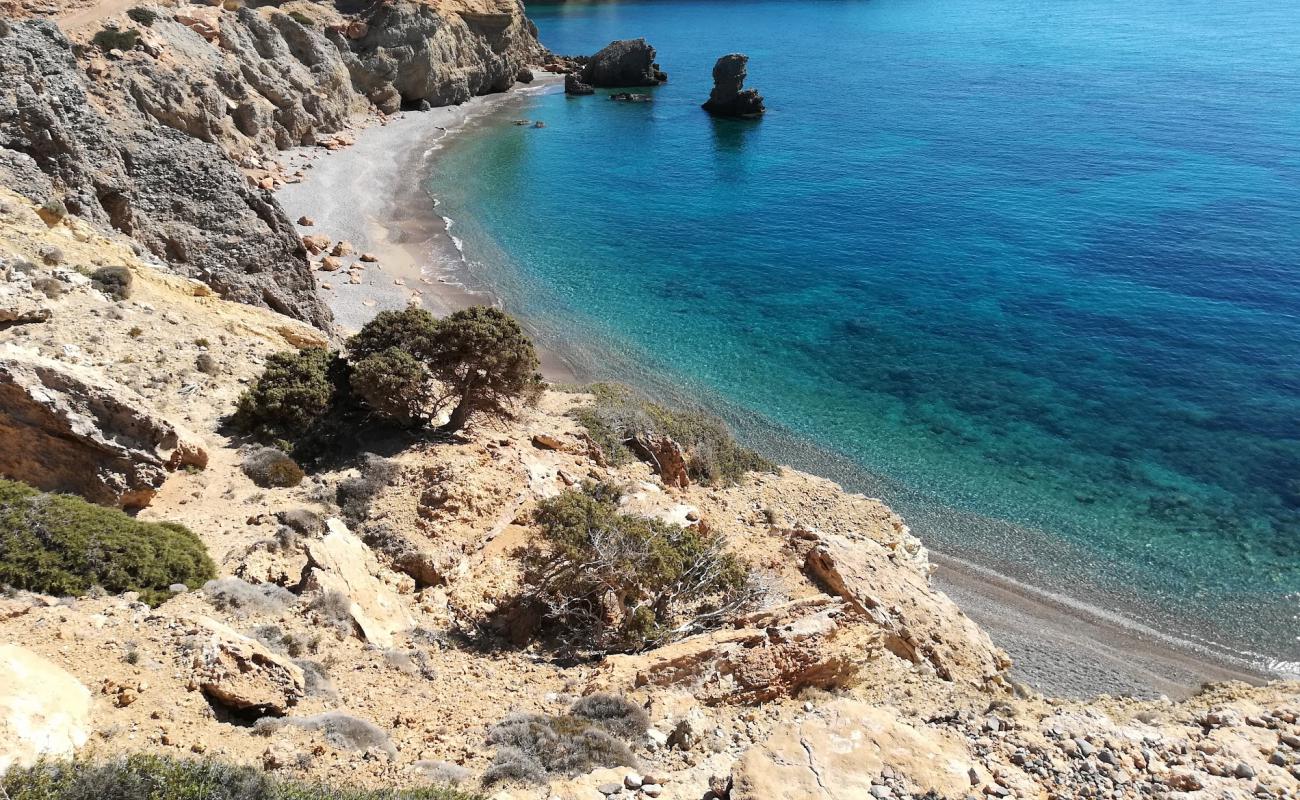 Photo of Agios Teodoros beach II with light sand &  pebble surface