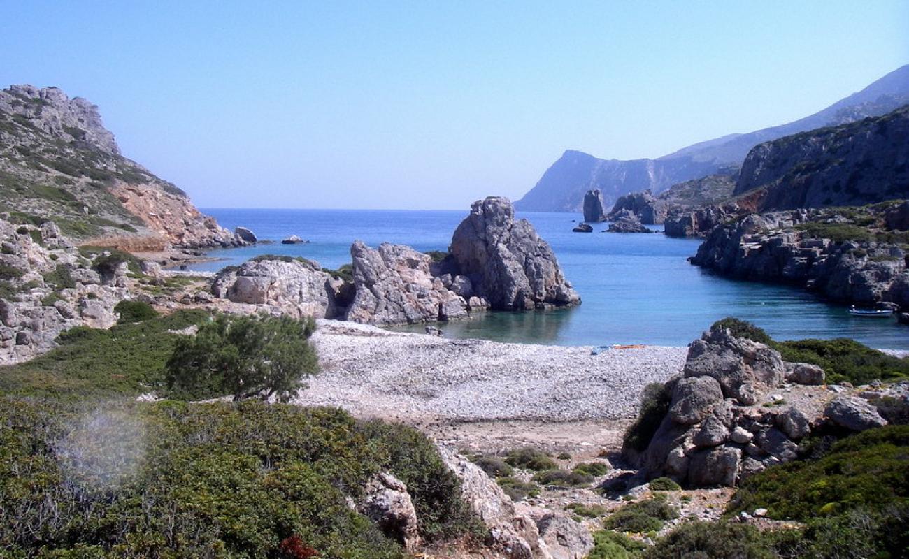 Photo of Argos beach with gray sand surface