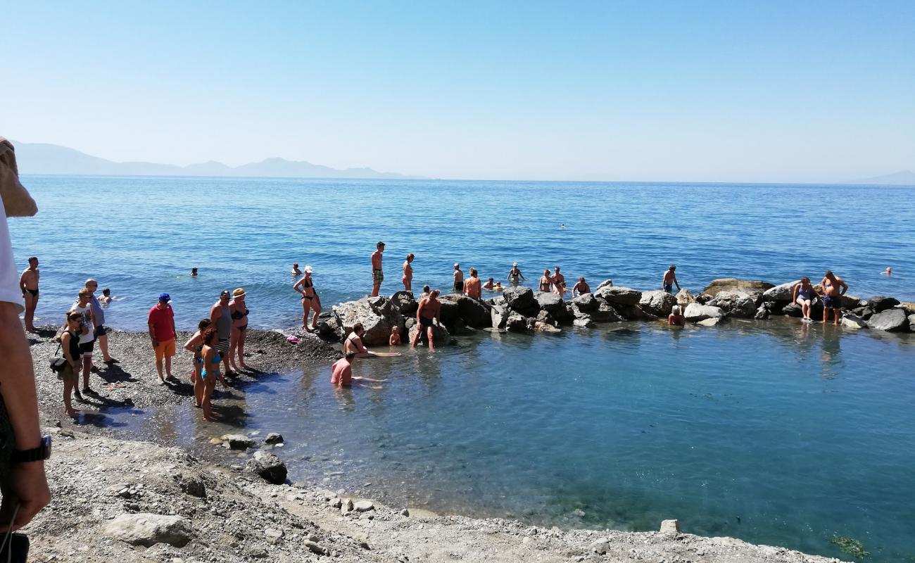 Photo of Therma Beach with rocks cover surface