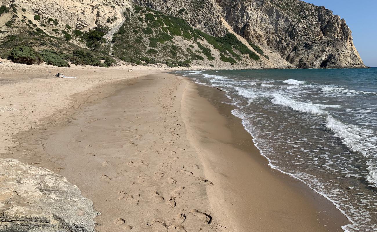 Photo of Mystic beach with bright sand surface