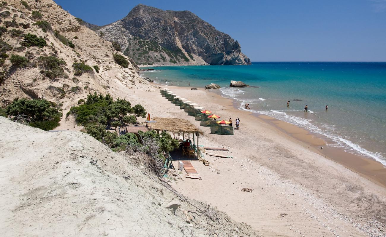 Photo of Paradise beach with bright sand surface