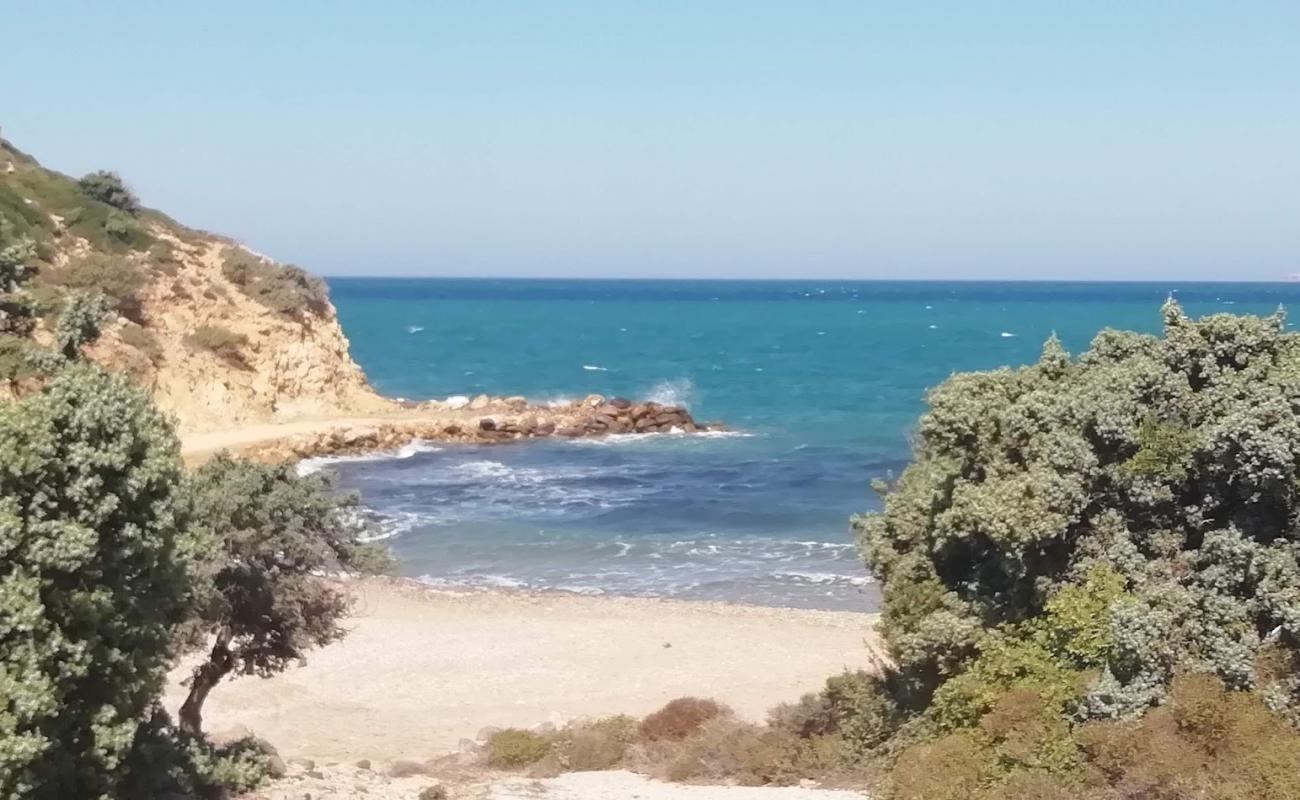 Photo of Sfakia beach with gray sand &  pebble surface