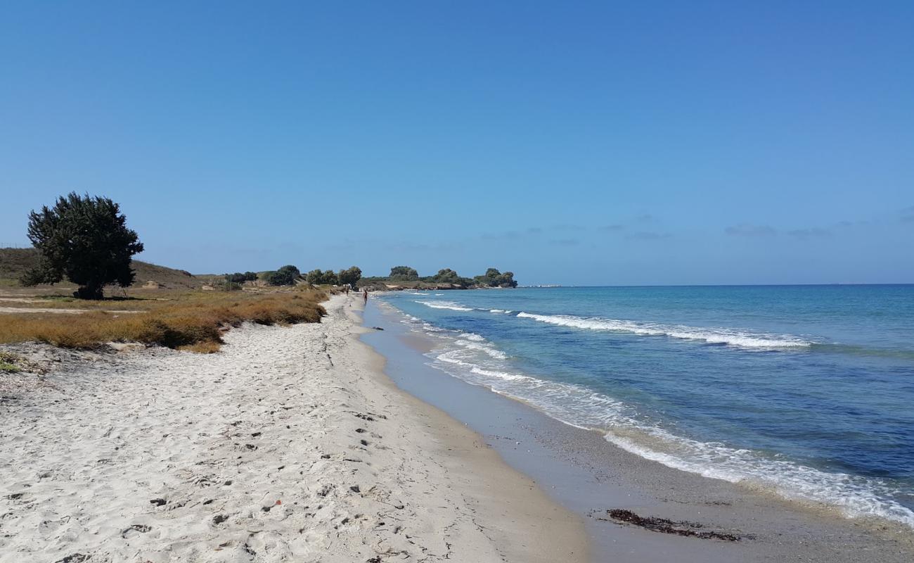 Photo of Troulos beach with bright sand surface