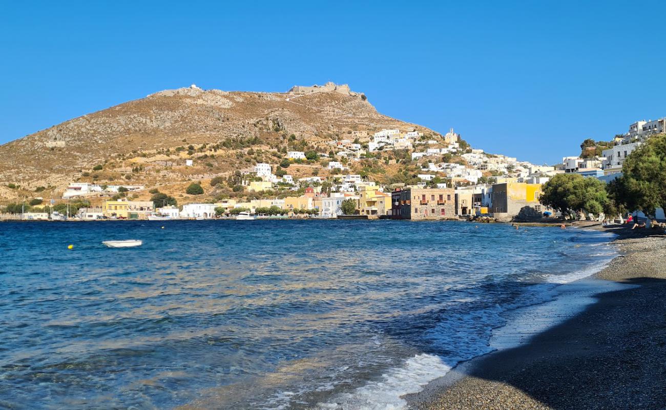 Photo of Paralia Agias Marinas with gray fine pebble surface