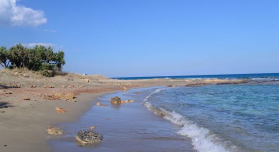 Xerokambos beach