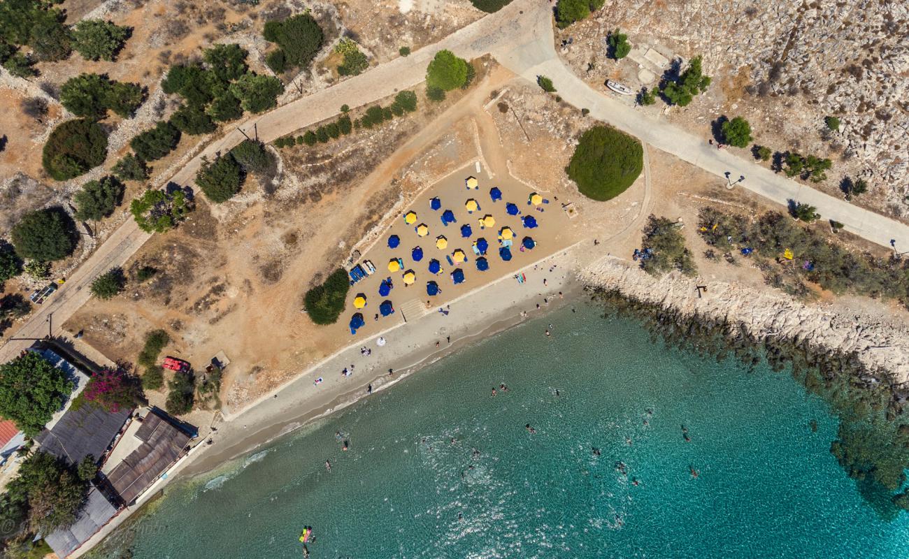 Photo of Paralia Ftenagia II with bright sand & rocks surface