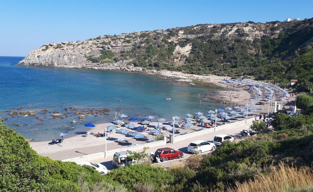 Photo of Mandomata Beach with bright sand & rocks surface