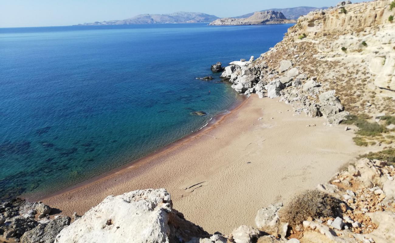 Photo of Kokkini Ammos Beach with light pebble surface