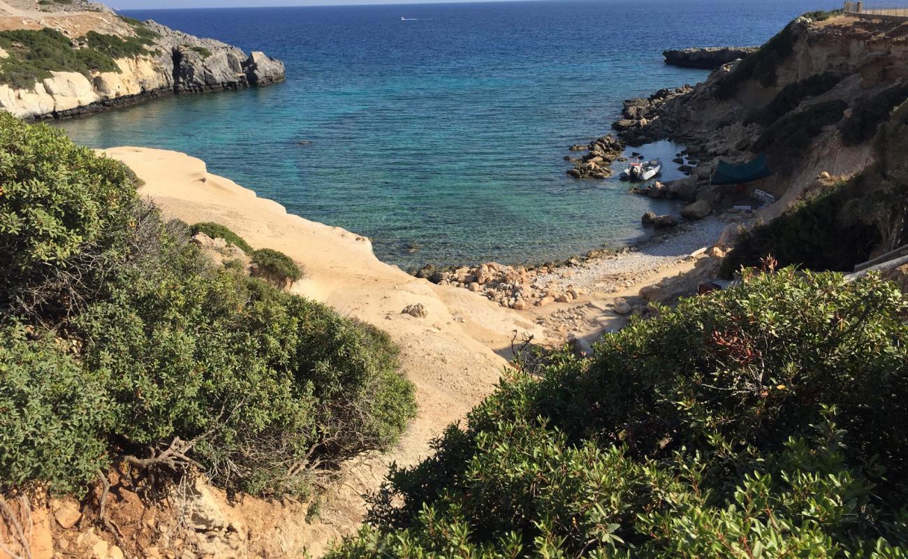 Photo of Fokia Bay with rocks cover surface