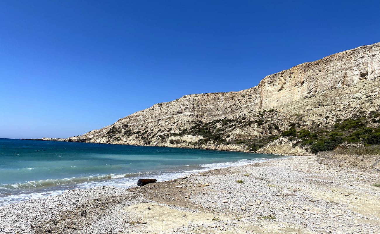 Photo of Paralia Apolakia II with black sand & pebble surface