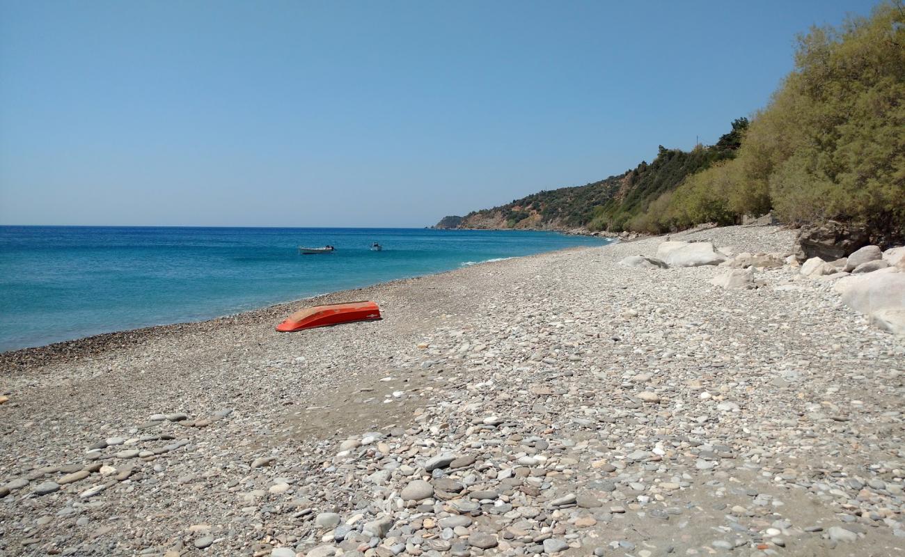 Photo of Xilosirtis beach with light pebble surface