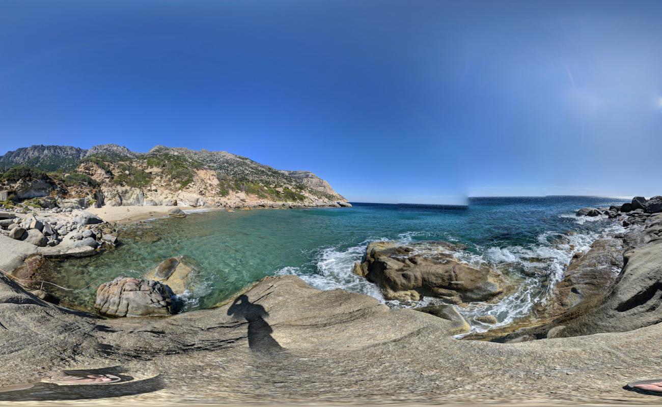 Photo of Magganitis beach with light sand &  pebble surface