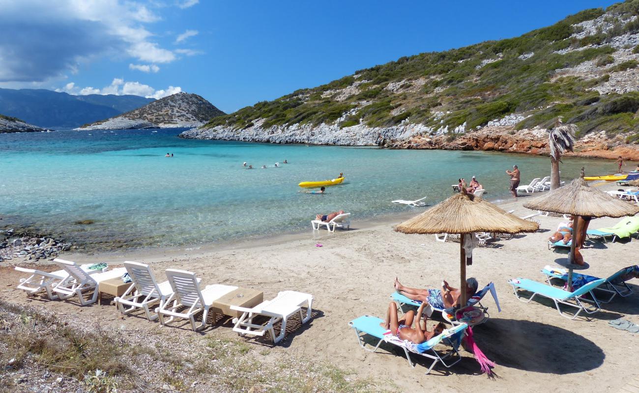 Photo of Livadaki beach with brown sand surface