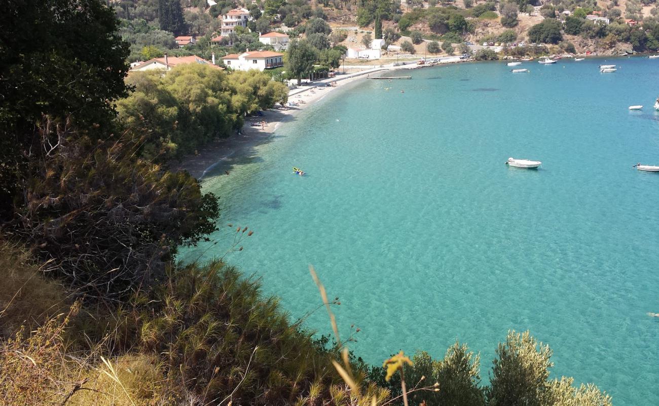 Photo of Kerveli beach with light sand &  pebble surface