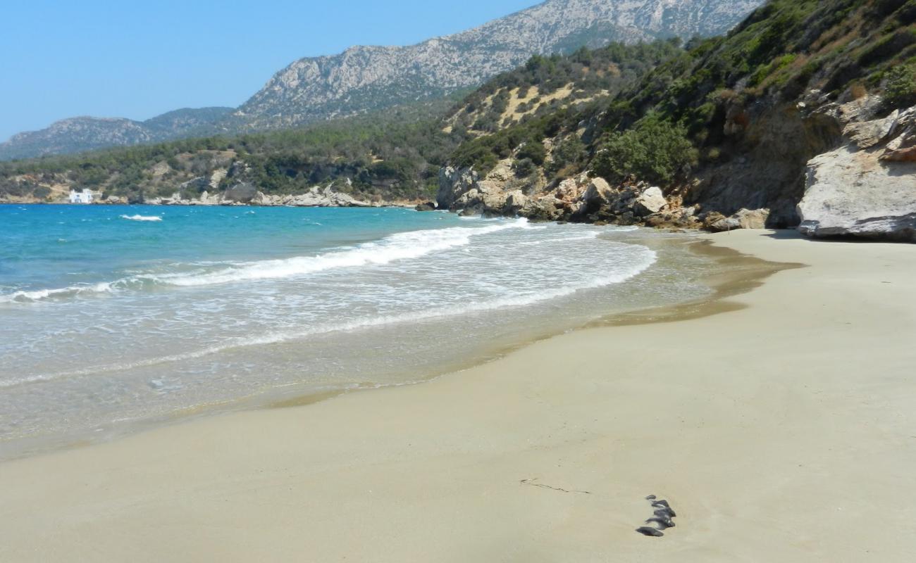 Photo of Kedros beach II with bright sand surface