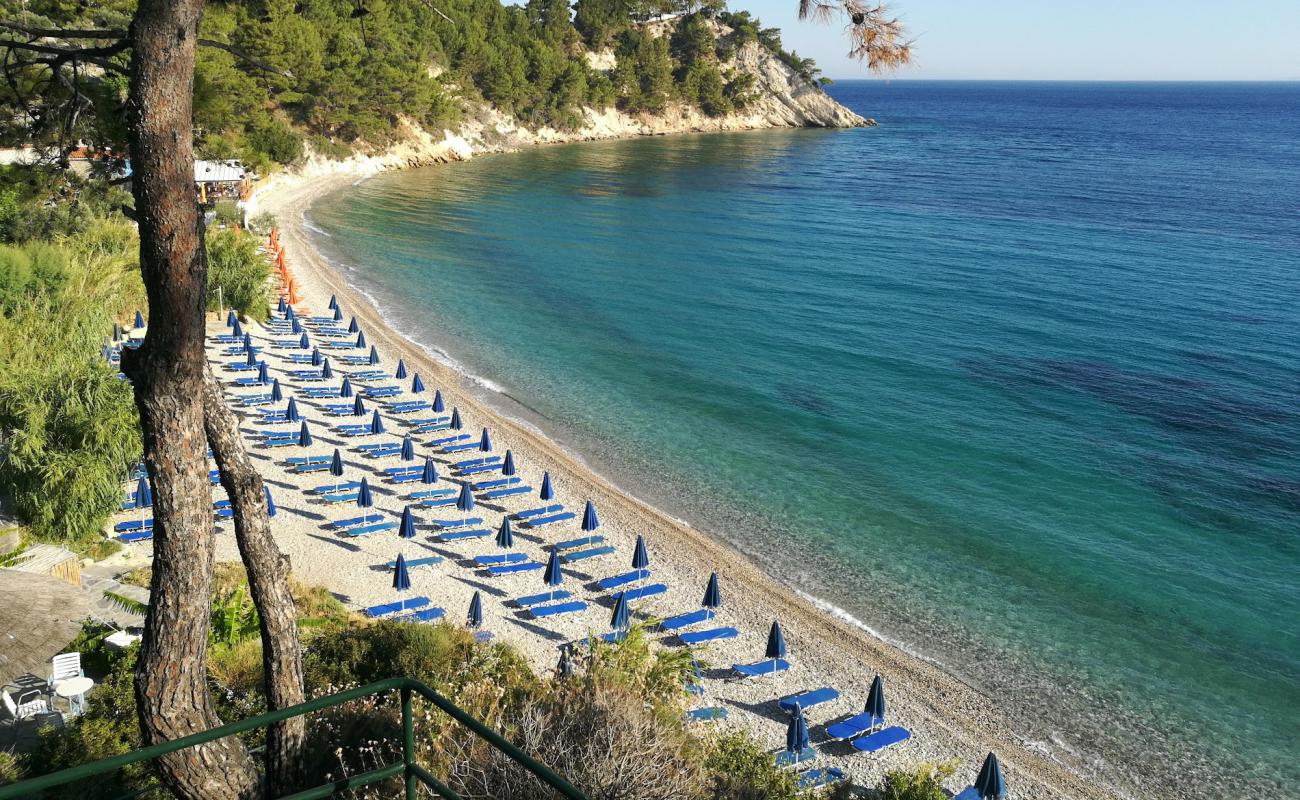 Photo of Lemonakia beach with light pebble surface