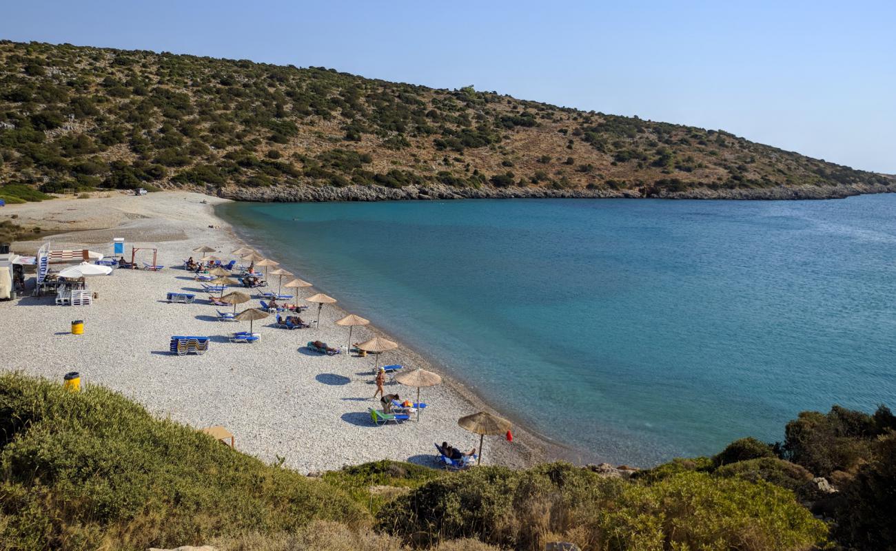 Photo of Salagona beach with light fine pebble surface