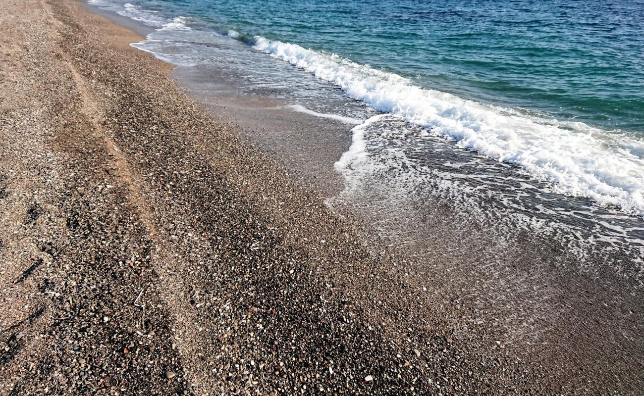 Photo of Managros Beach with gray sand &  pebble surface