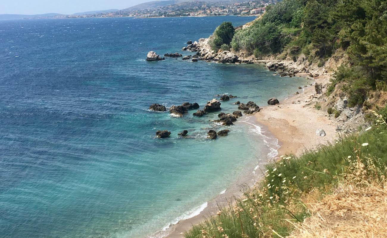 Photo of Mirsinidi Beach with light pebble surface