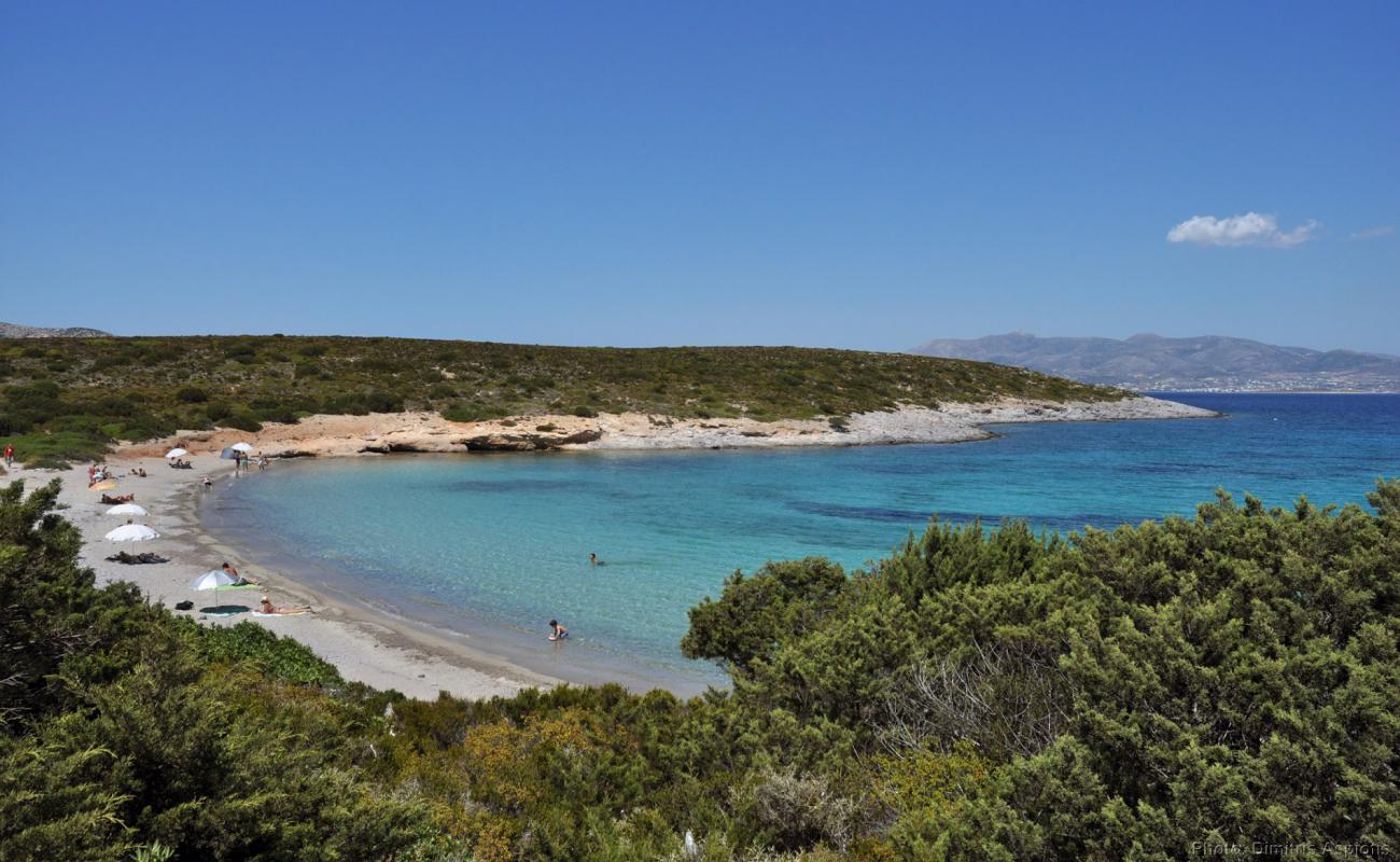 Photo of Paralia Sostis with light sand &  pebble surface