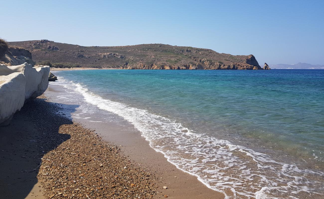 Photo of Ellinika beach with bright sand surface