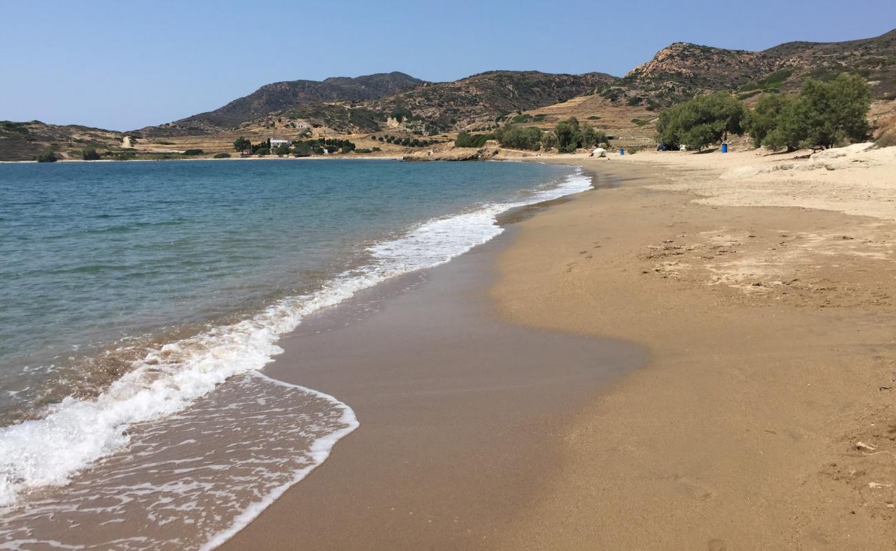 Photo of Mavrospilia beach with bright sand surface