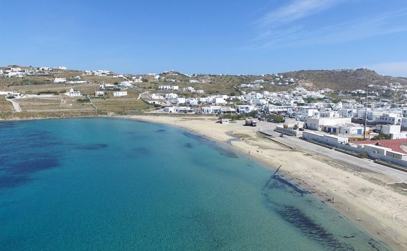 Photo of Paralia Korfos with bright sand surface