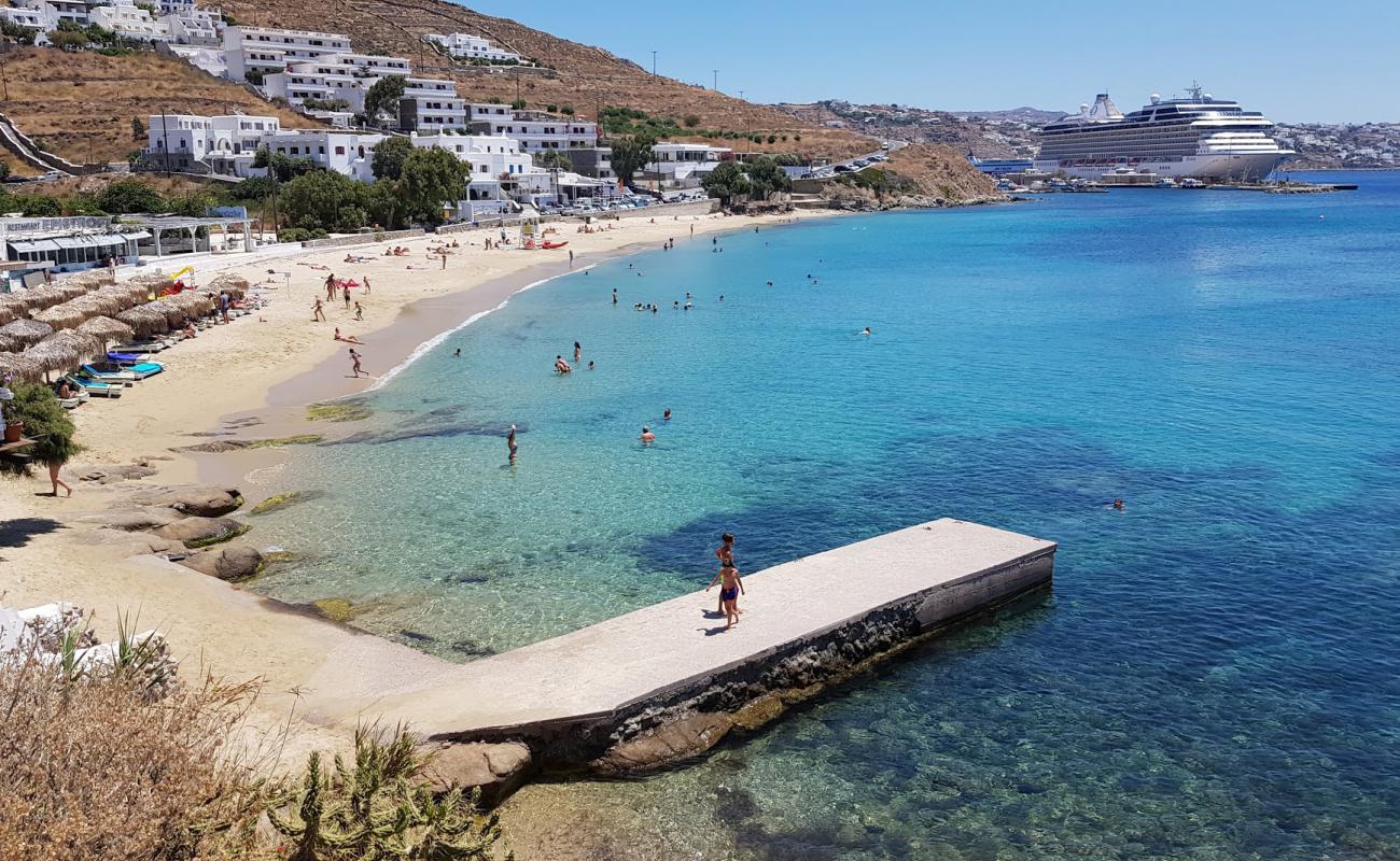 Photo of Agios Stefanos beach with bright fine sand surface