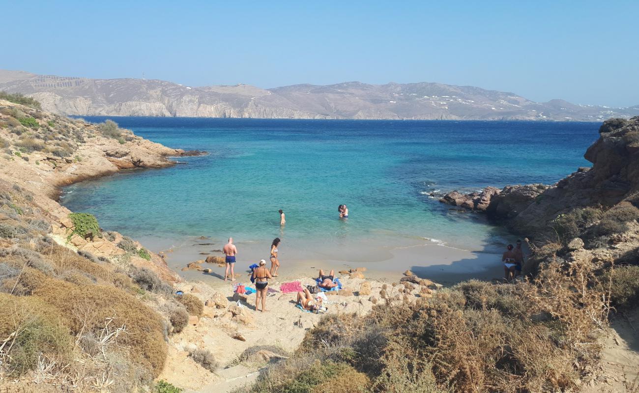 Photo of Lovers beach with brown fine sand surface