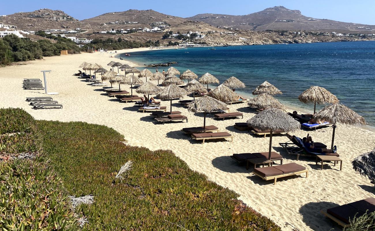 Photo of Kalafati beach with bright sand surface