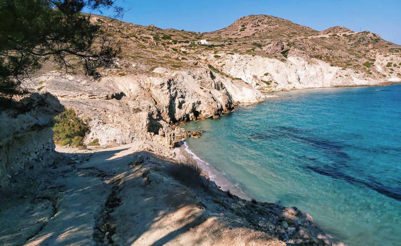 Photo of Tourkothalassa beach with light pebble surface