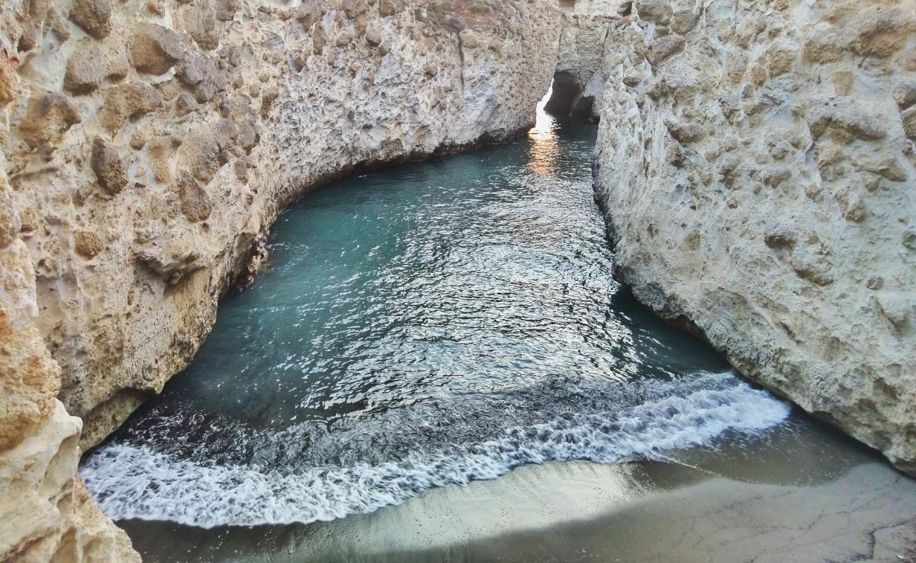 Photo of Papafragas beach with bright sand surface