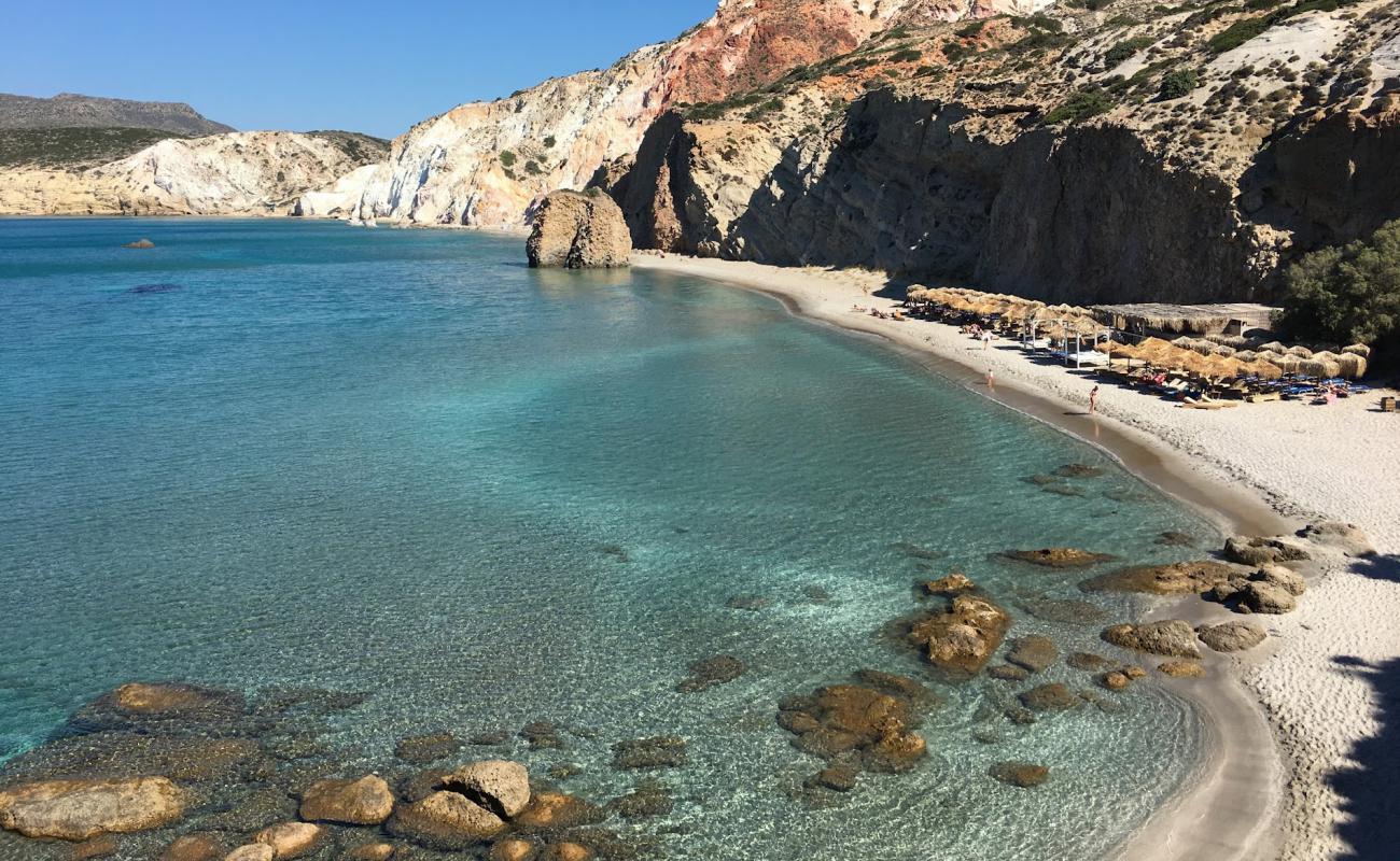 Photo of Fyriplaka beach with bright fine sand surface