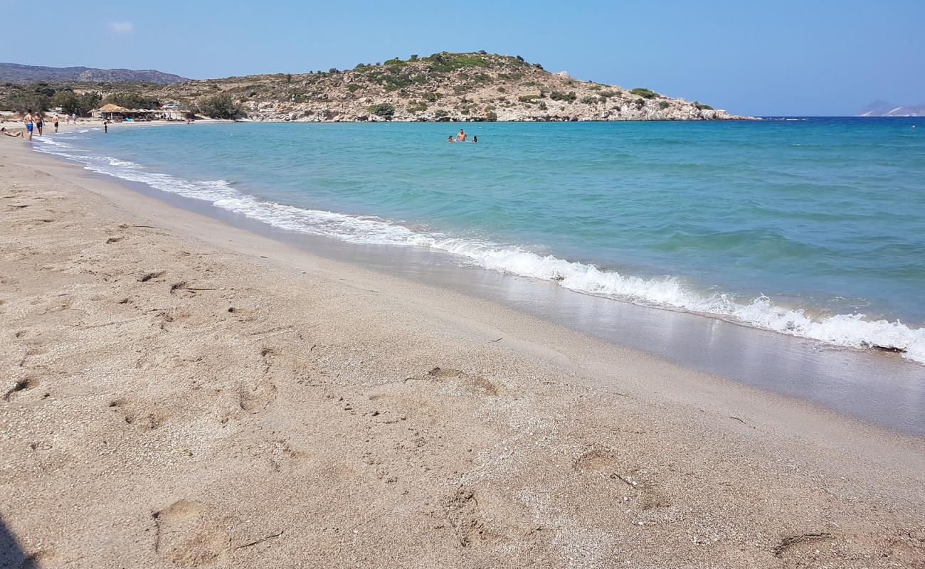 Photo of Achivadolimni beach with bright sand surface