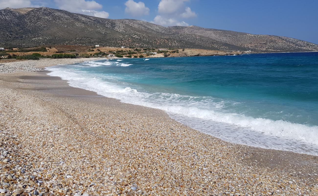 Photo of Paralia Azala with light fine pebble surface