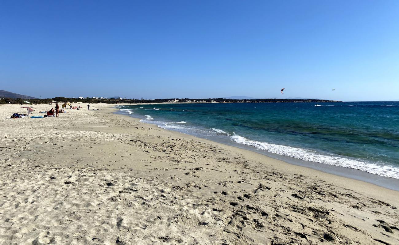 Photo of Glyfada beach with bright fine sand surface