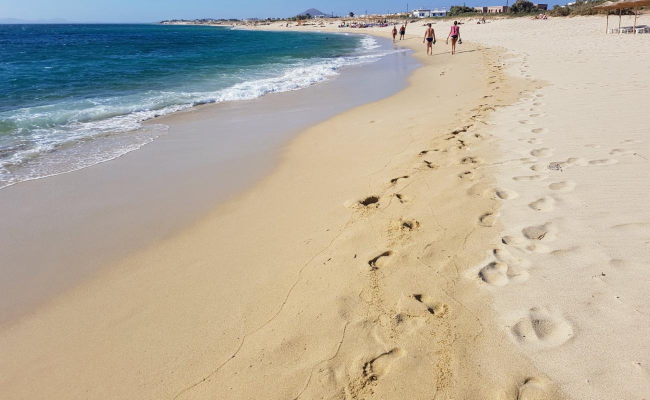 Photo of Maragkas beach with bright fine sand surface