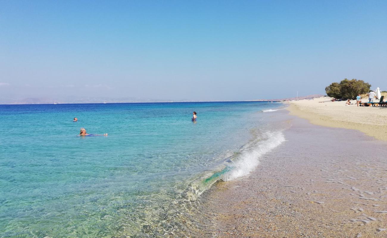 Photo of Maragkas beach II with bright fine sand surface