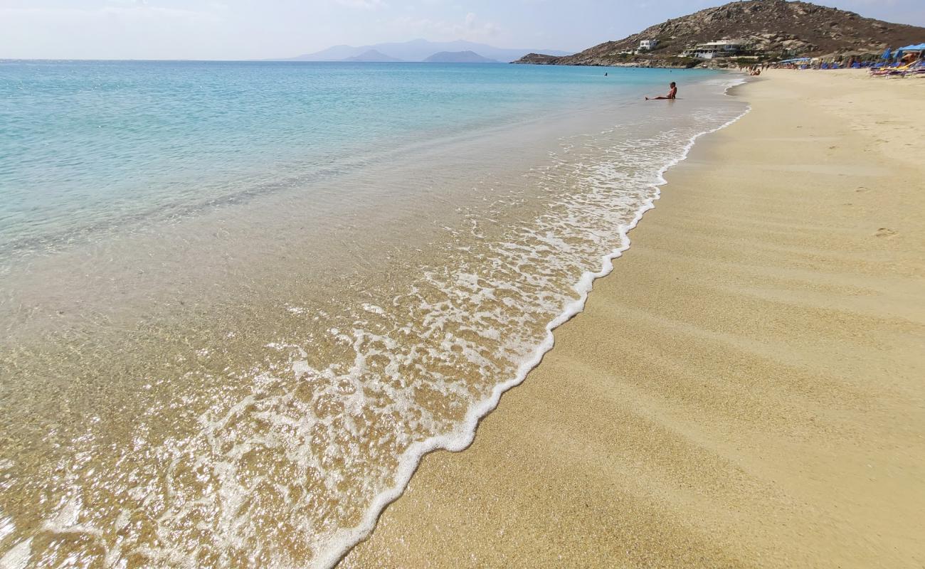 Photo of Agios Prokopios beach with bright fine sand surface