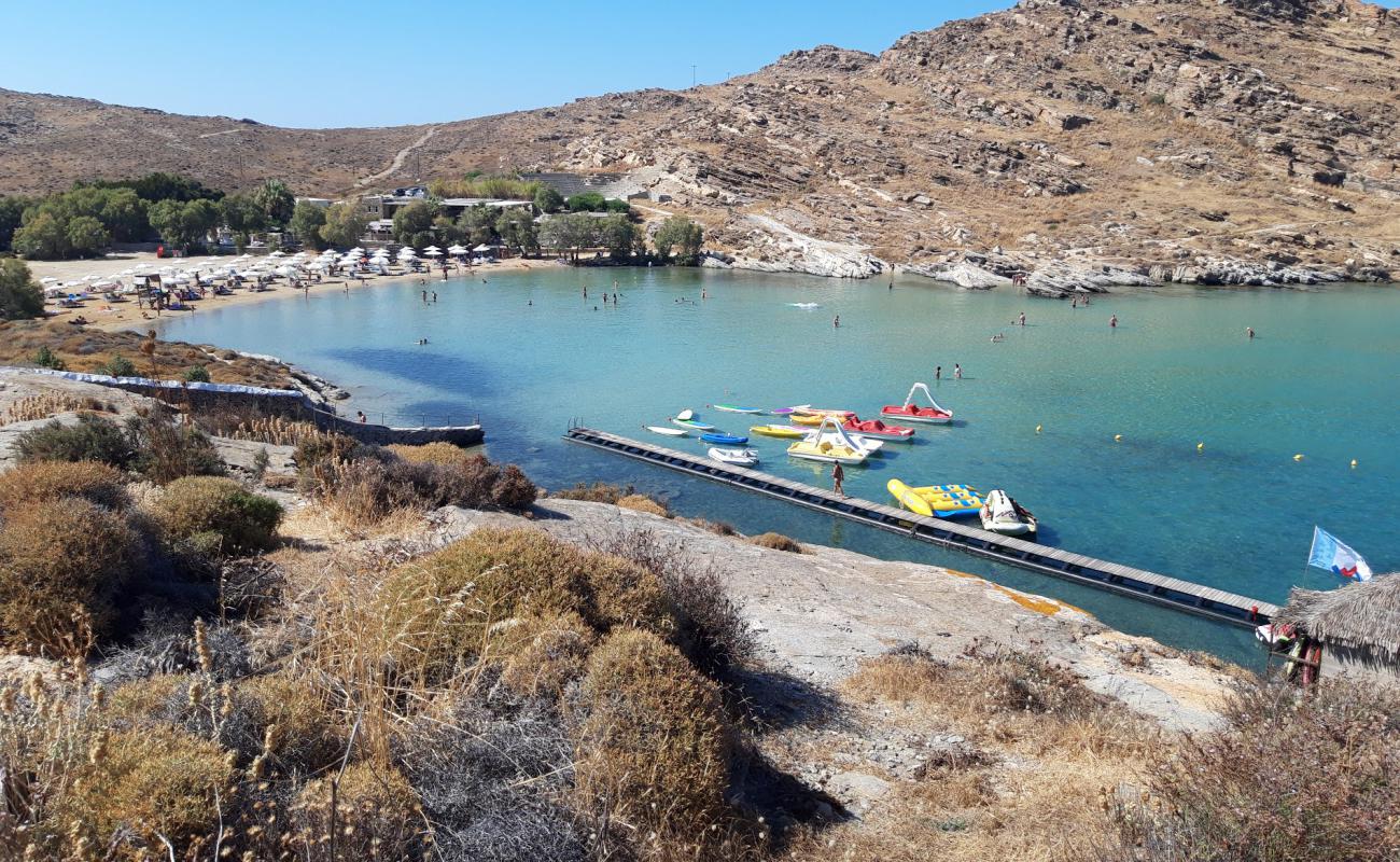 Photo of Monastiri beach with bright fine sand surface