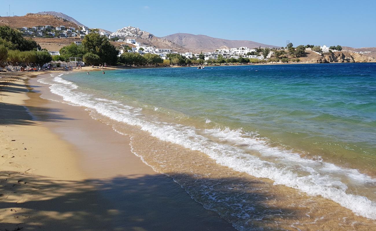 Photo of Livadakia beach with bright sand surface