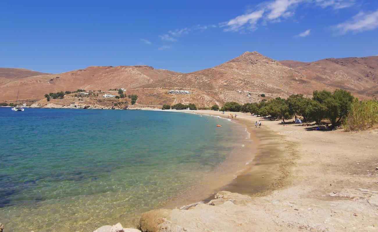 Photo of Paralia Koutalas with black sand & pebble surface