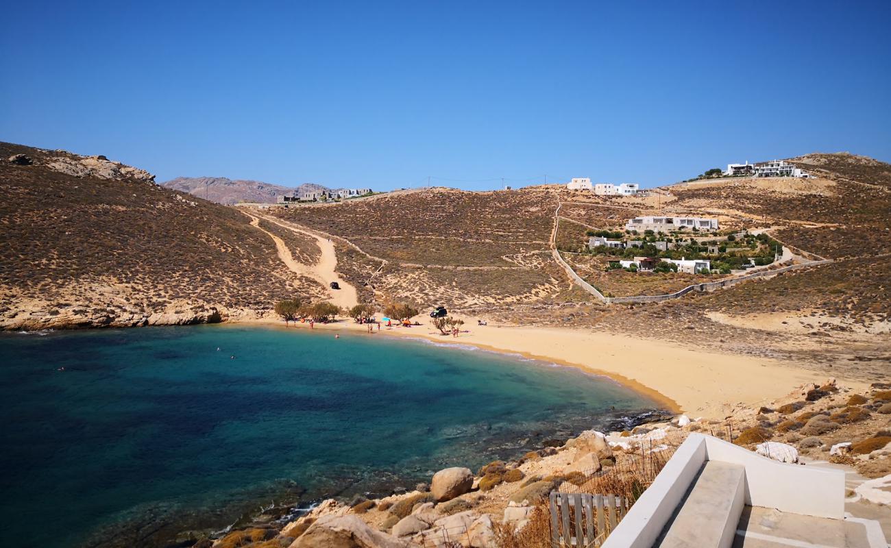 Photo of Agios Sostis with brown sand surface