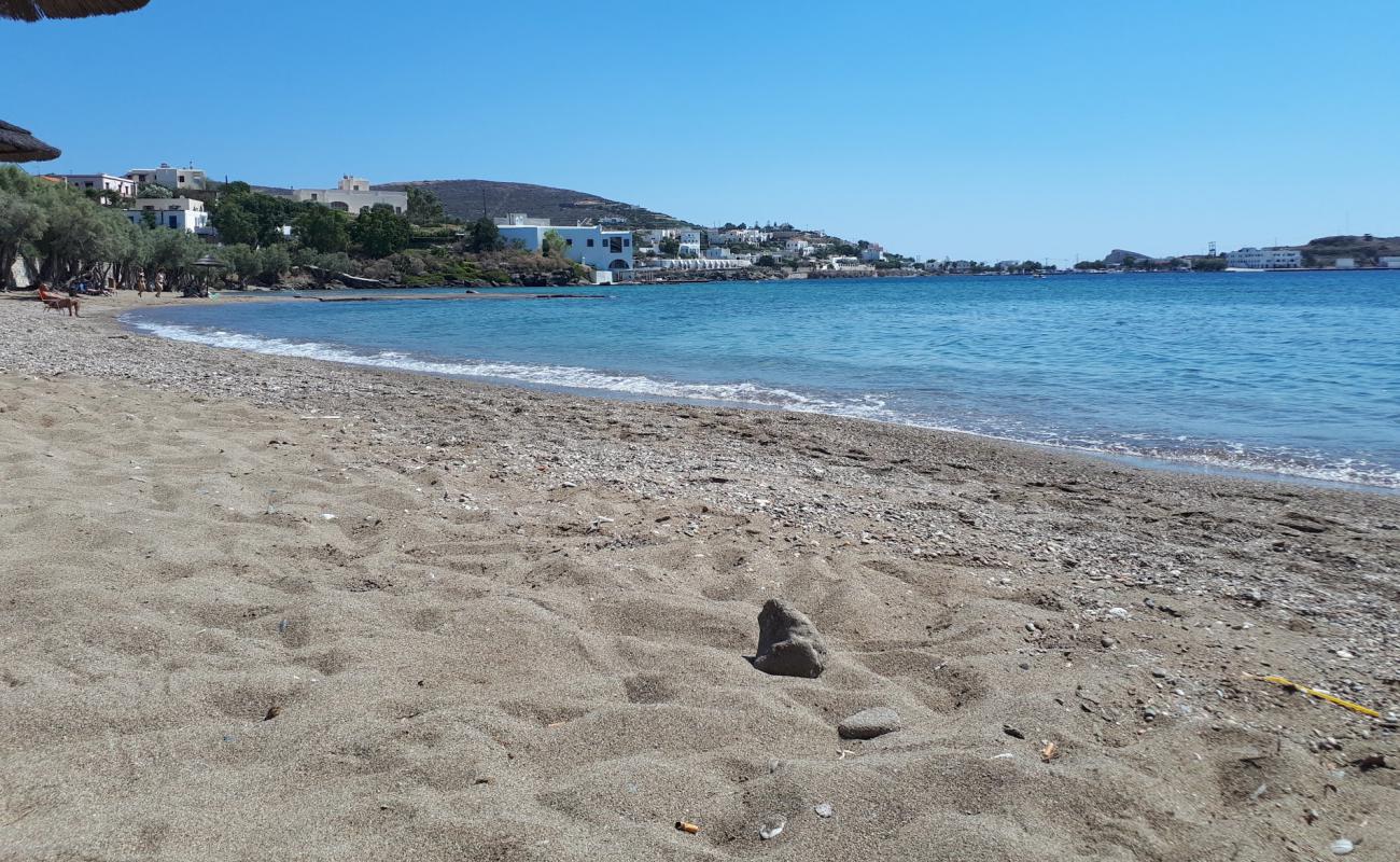 Photo of Voulgari beach with brown sand surface